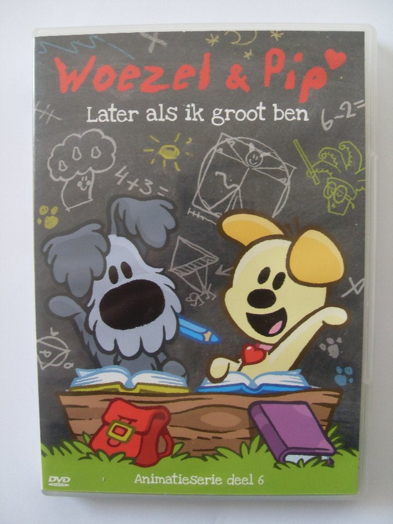 Woezel & Pip - later als ik groot ben (originele dvd) deel 6, Europees, Gebruikt, Serie, Alle leeftijden