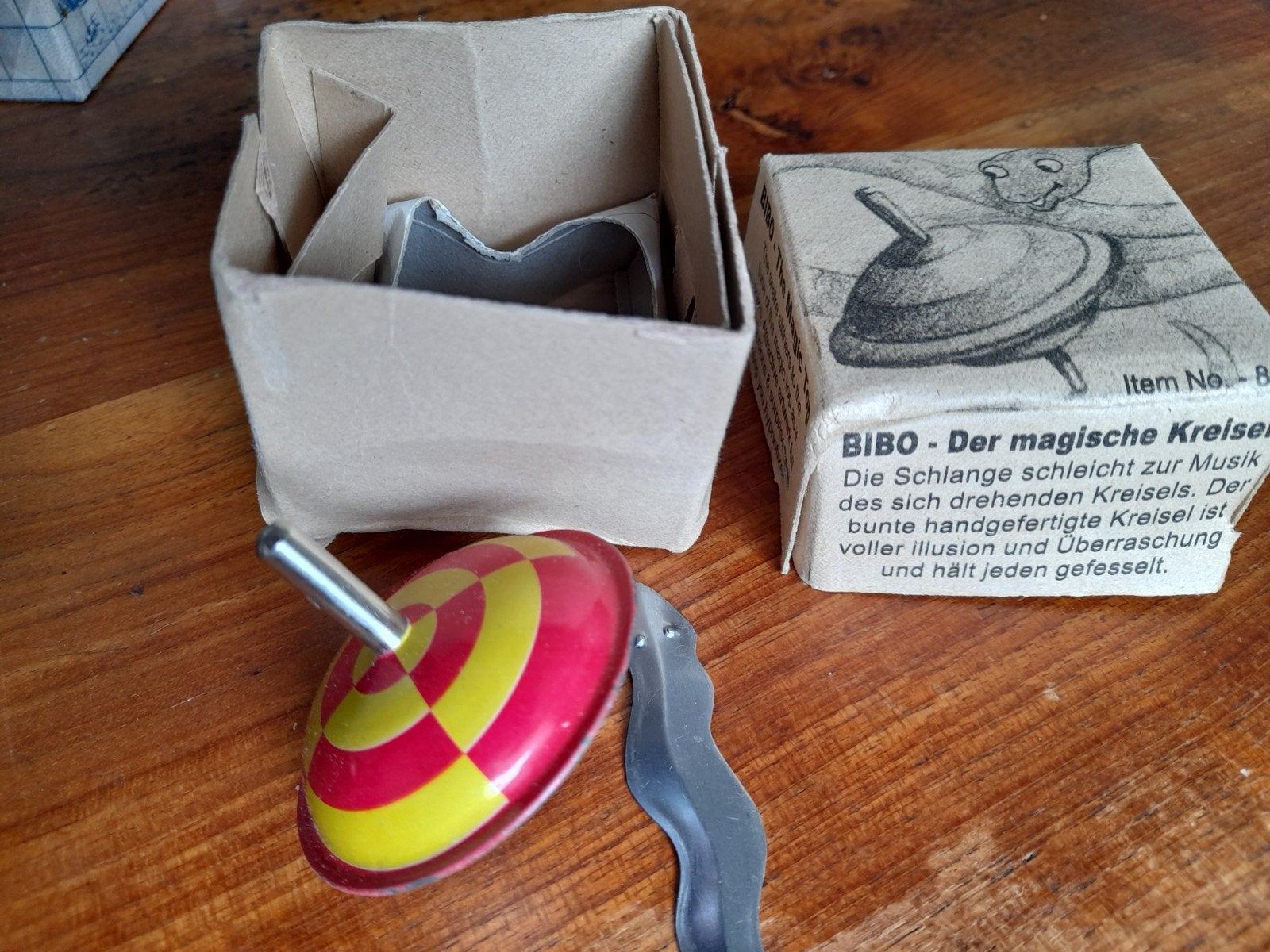 vintage oude tol met origineel doosje, Antiek en Kunst, Ophalen of Verzenden