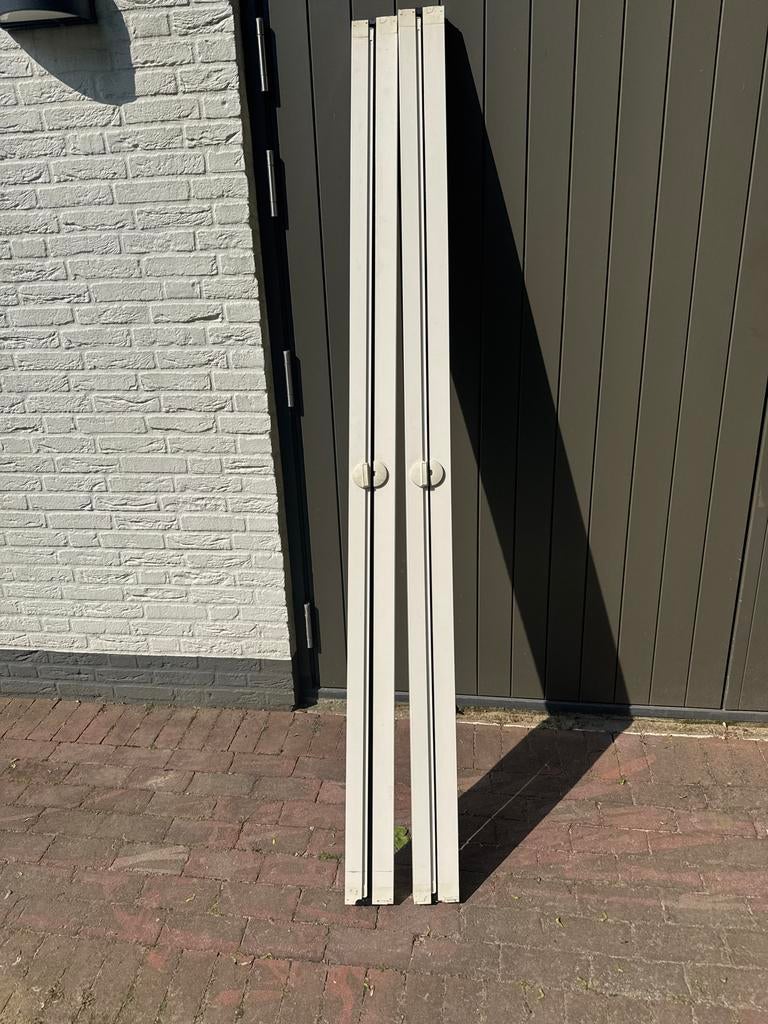 Dubbele plissé hordeuren Unilux, Kunststof, 120 cm of meer, Hordeur, Ophalen of Verzenden
