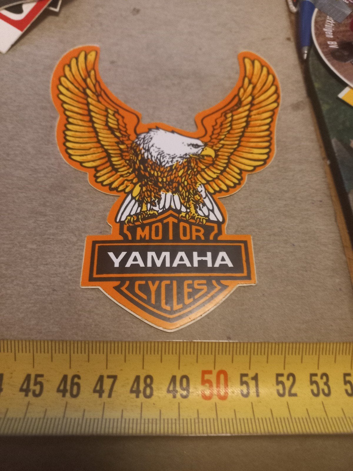 Yamaha Motor Cycles Adelaar Sticker, Ophalen of Verzenden
