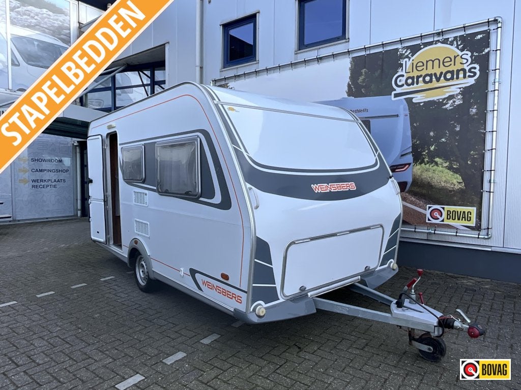 Weinsberg CaraOne 400 LK STAPELBED-VOORTENT, Caravans en Kamperen, Overige merken, Standaardzit, Bedrijf, 750 - 1000 kg