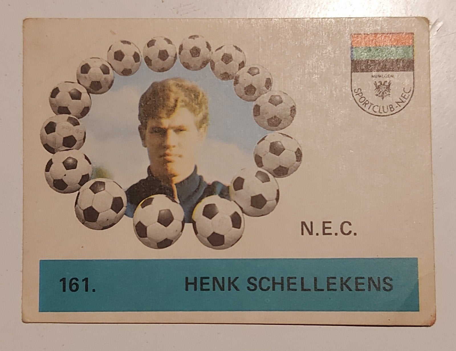 NEC Nijmegen Monty Gum 1971 Henk Schellekens, Verzenden, Gebruikt, Plaatje