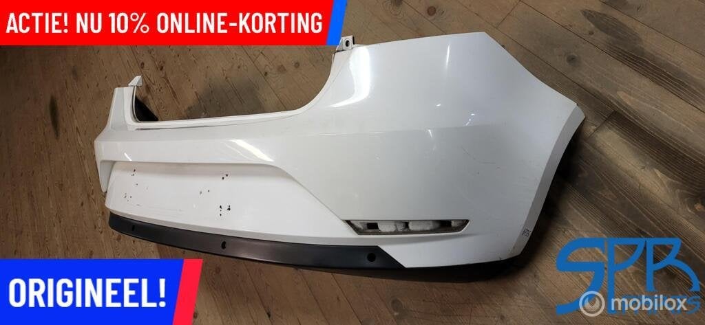 SEAT IBIZA 6J FACELIFT 2012-2017 ACHTERBUMPER Diffuser 4 PDC, Gebruikt, Ophalen of Verzenden, Seat, Seat