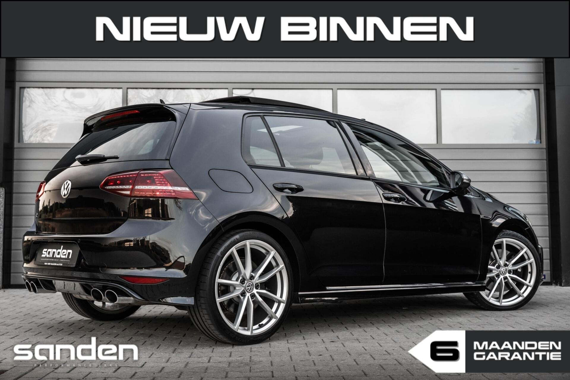 Volkswagen Golf 2.0 TSI R 4Motion|DSG|Pano|DCC|Dynaudio|ACC, Automaat, 4 cilinders, 1984 cc, Zwart