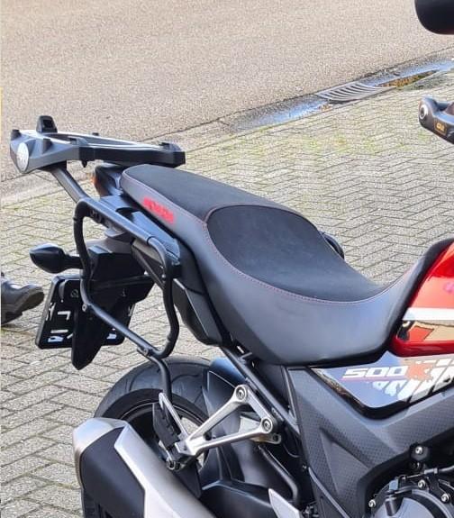 Honda CB 500 X zij kofferrek Mono Key systeem, Ophalen of Verzenden, Zo goed als nieuw