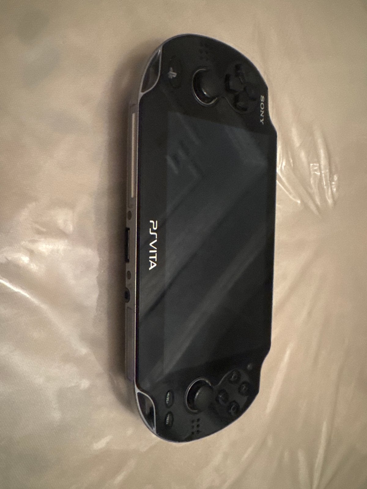 Sony PlayStation Vita PCH-1000 OLED Zwart, Ophalen of Verzenden, Zo goed als nieuw, Zwart