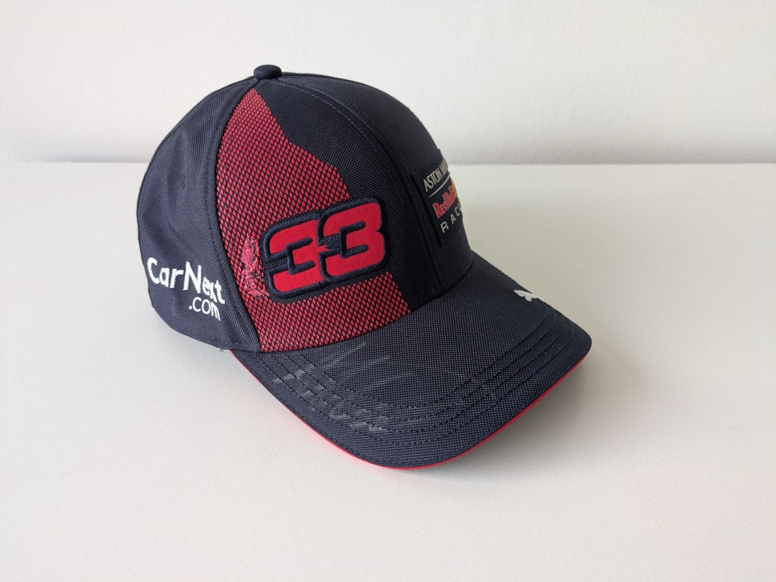 Max Verstappen Red Bull Racing Pet met Handtekening, Red Bull Racing, One size fits all, Ophalen of Verzenden, Pet