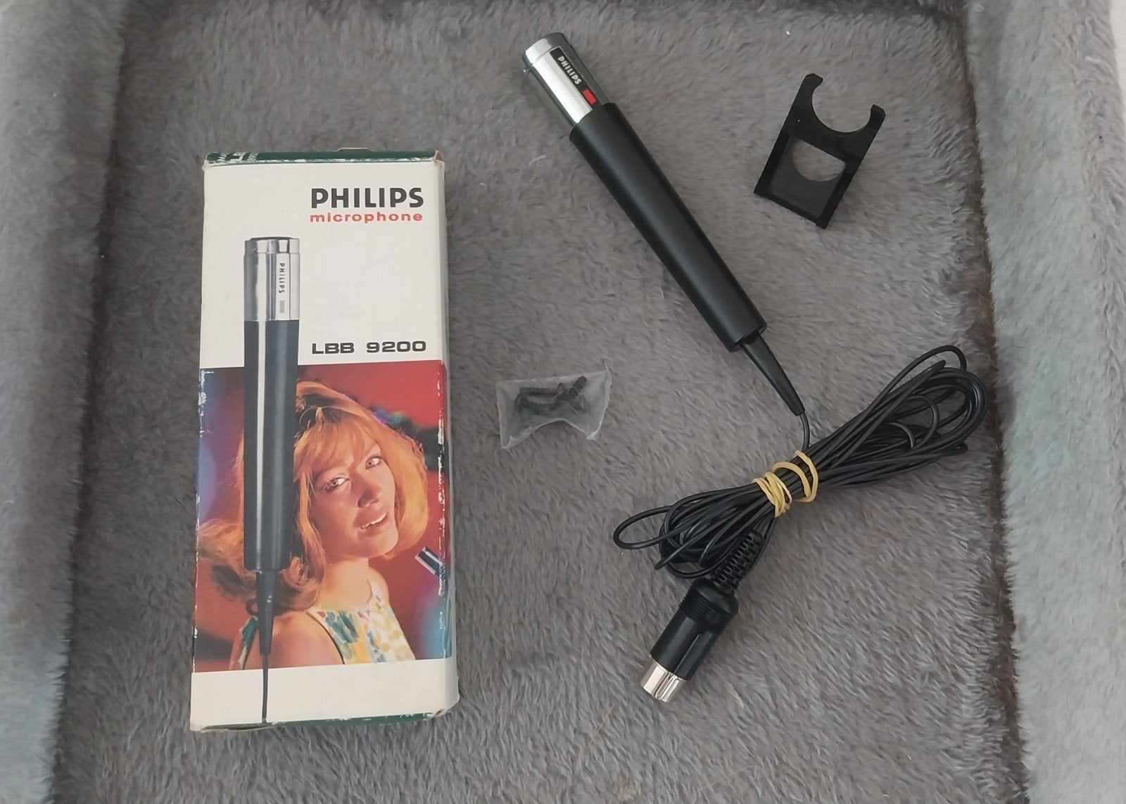 Philips LBB 9200 Microfoon - Vintage Studiomicrofoon, Muziek en Instrumenten, Ophalen of Verzenden, Zo goed als nieuw, Studiomicrofoon