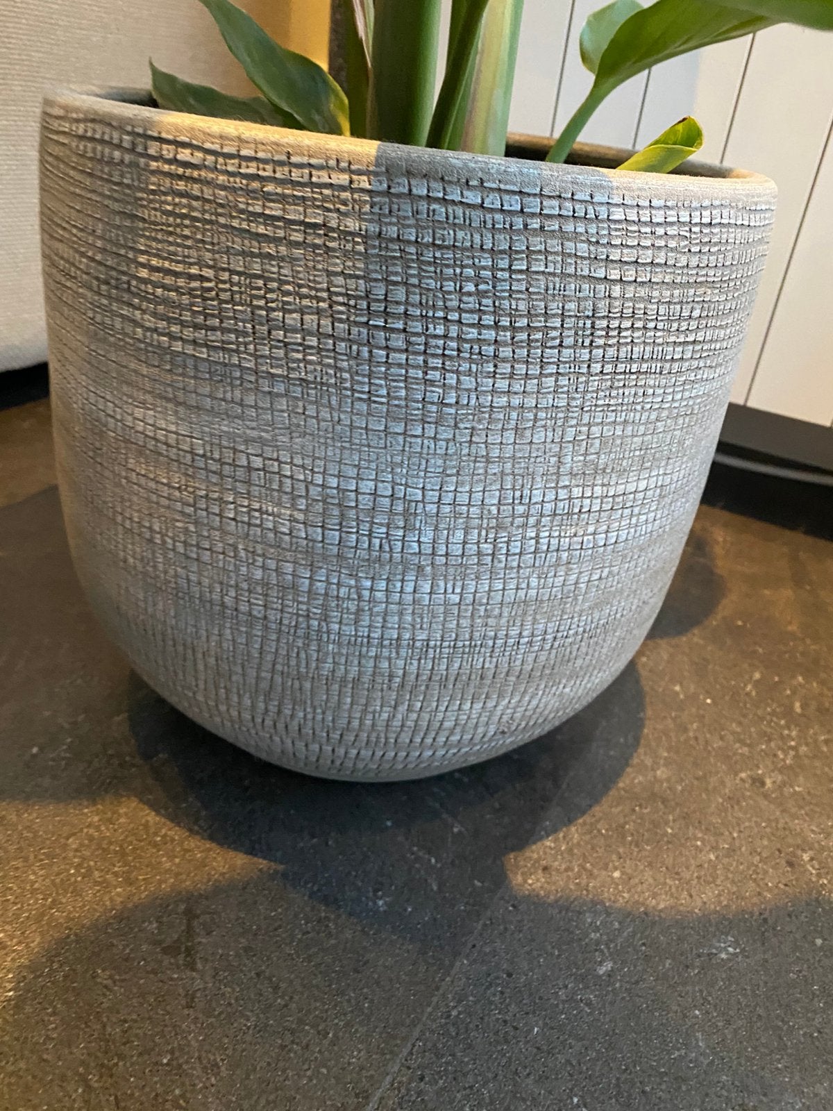Mooie bloempotten incl planten, Ophalen, Rond, Binnen, Zo goed als nieuw