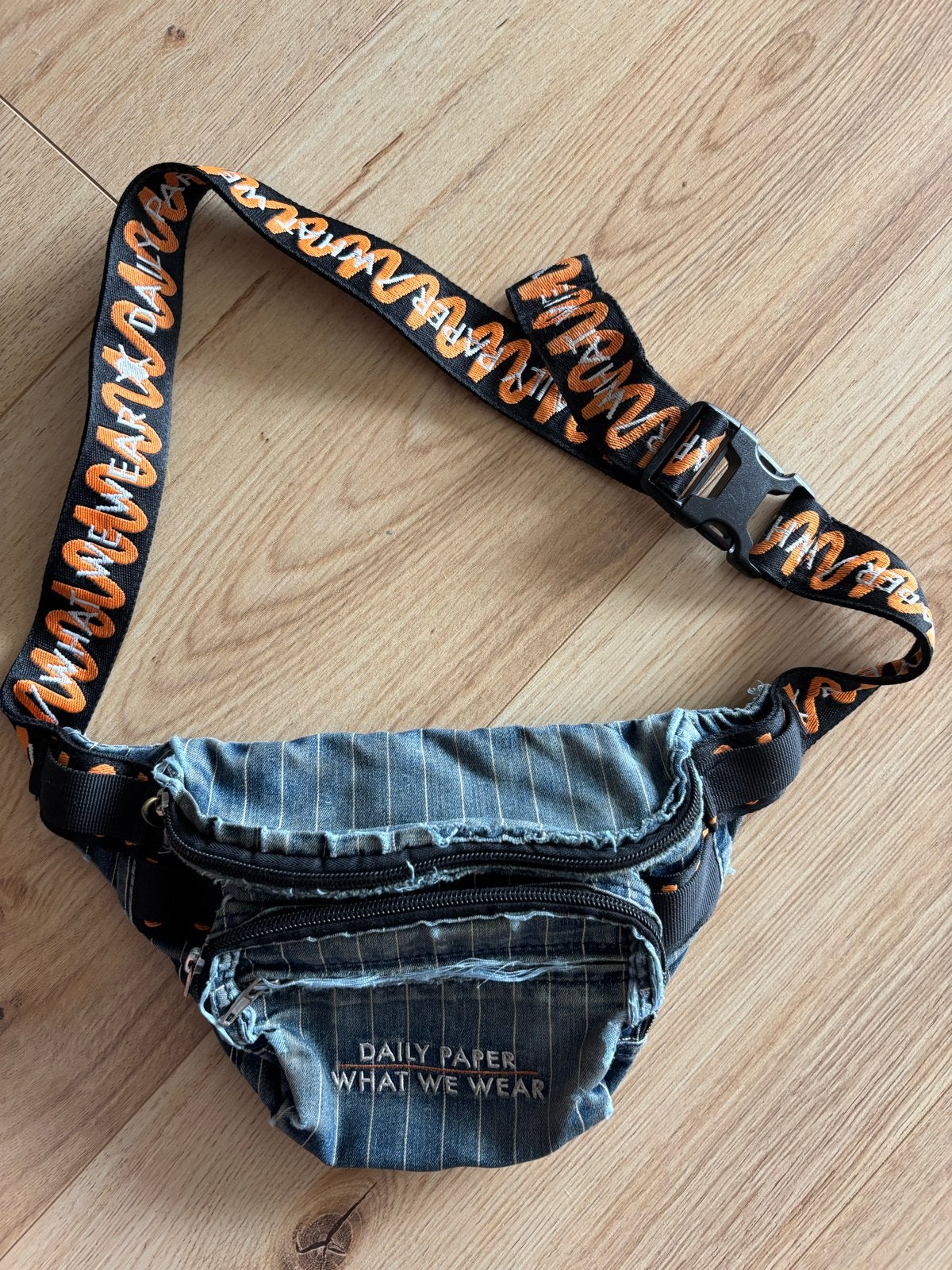 Daily Paper heuptasje - denim met pinstripe, Ophalen of Verzenden, Gebruikt, Blauw, Overige typen