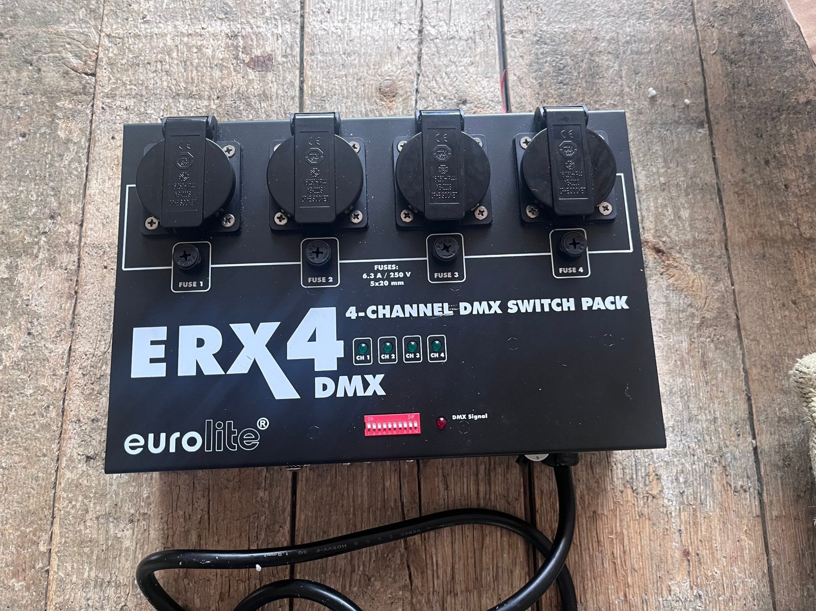 Eurolite DMX ERX4 switchpack., Muziek en Instrumenten, Ophalen of Verzenden, Nieuw