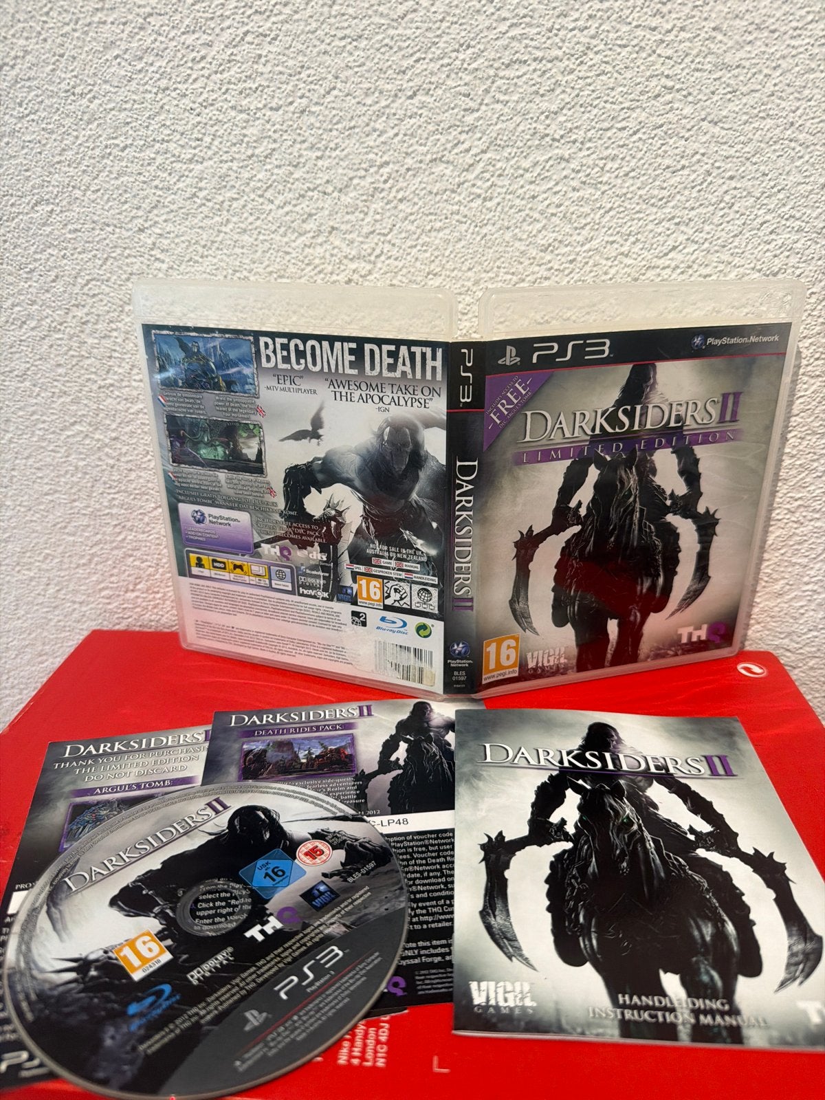 Darksiders II Limited Edition - Playstation 3 (PS3), Avontuur en Actie, 1 speler, Ophalen of Verzenden, Zo goed als nieuw