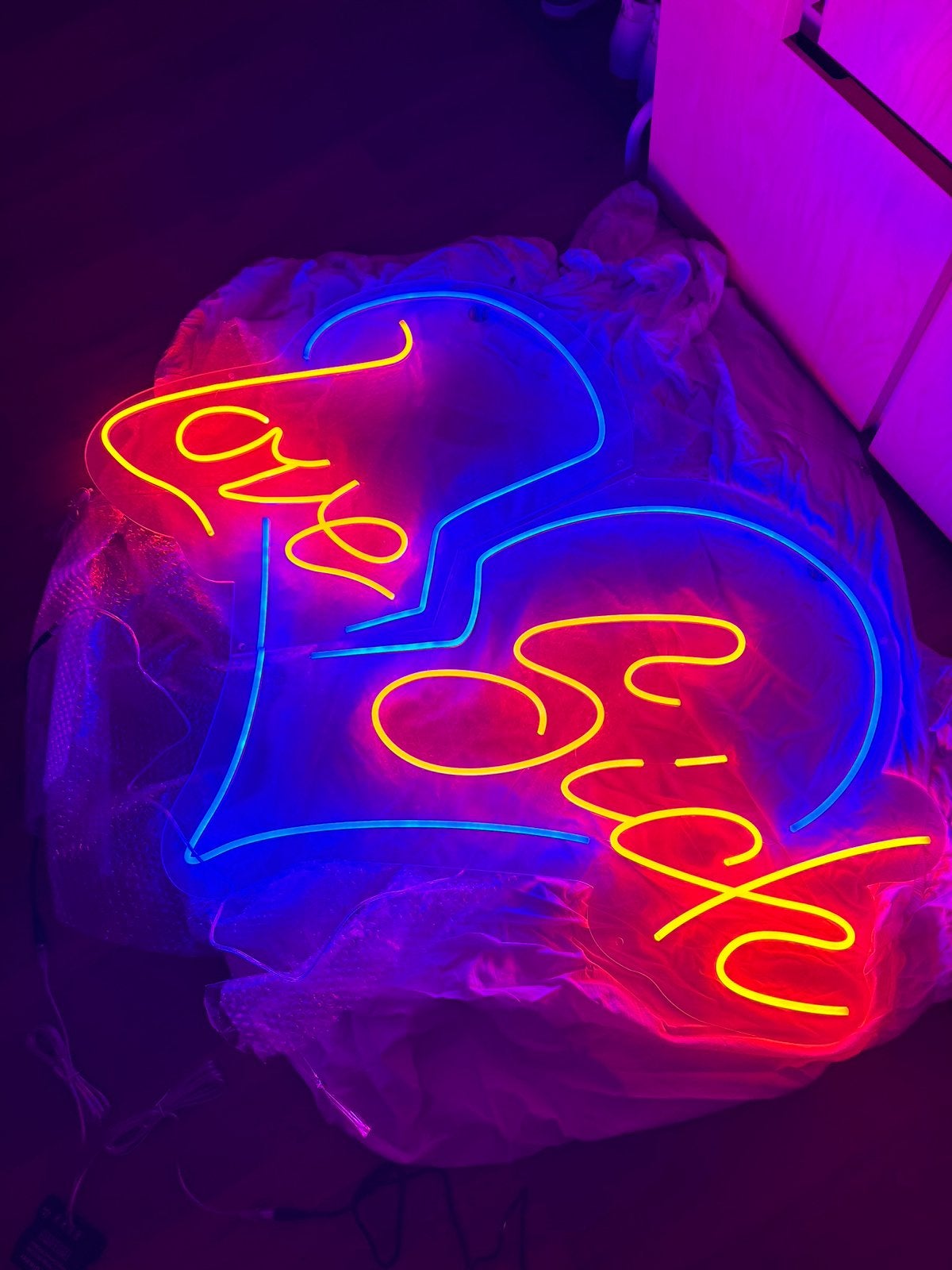 Don Toliver "Love Sick" Neon Sign – Official Merch (120cm), Ophalen, Zo goed als nieuw