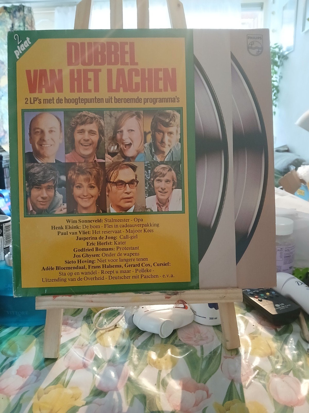 Dubbel van het Lachen - 2 LP's met hoogtepunten, Gebruikt, Complilatie, Ophalen of Verzenden, 12 inch