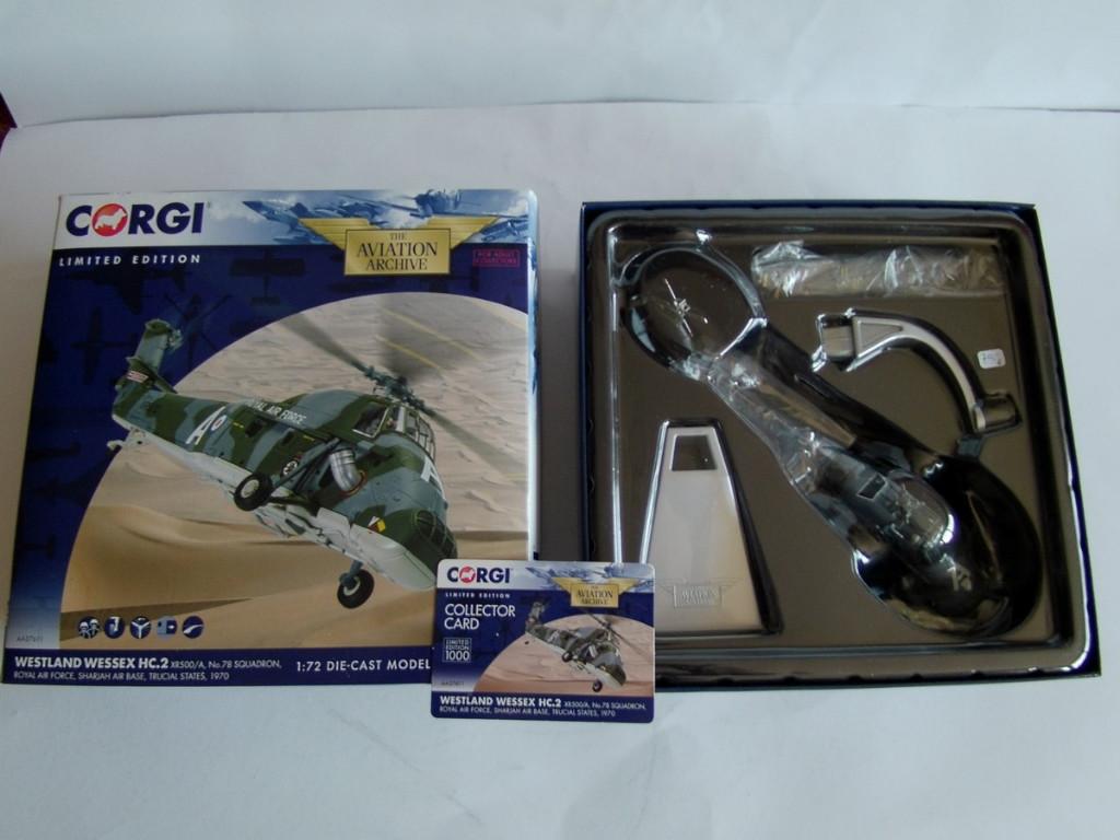 Corgi The Aviation Archive Westland Wessex HC.2 Helicopter, Verzamelen, Ophalen of Verzenden, Zo goed als nieuw, Schaalmodel