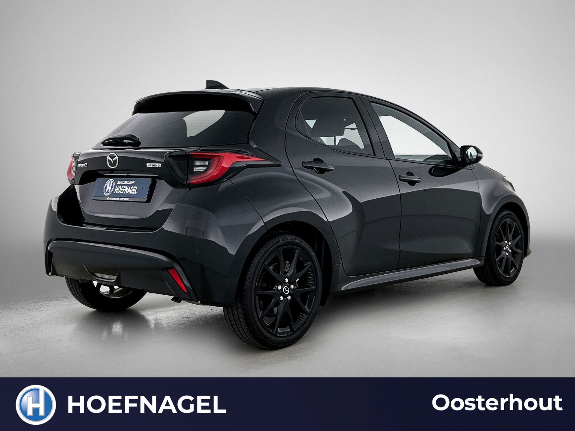 Mazda 2 Hybrid 1.5 Homura Automaat | Adaptive Cruise | Stoel, Auto's, 450 kg, Gebruikt, Zwart, 93 pk