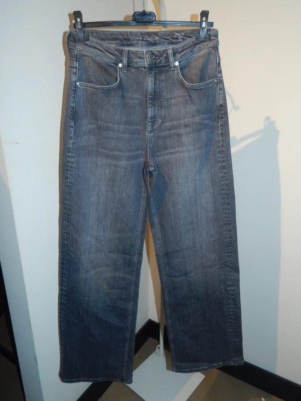 Studio Anneloes nieuwe broek wide leg donker kleur S/M