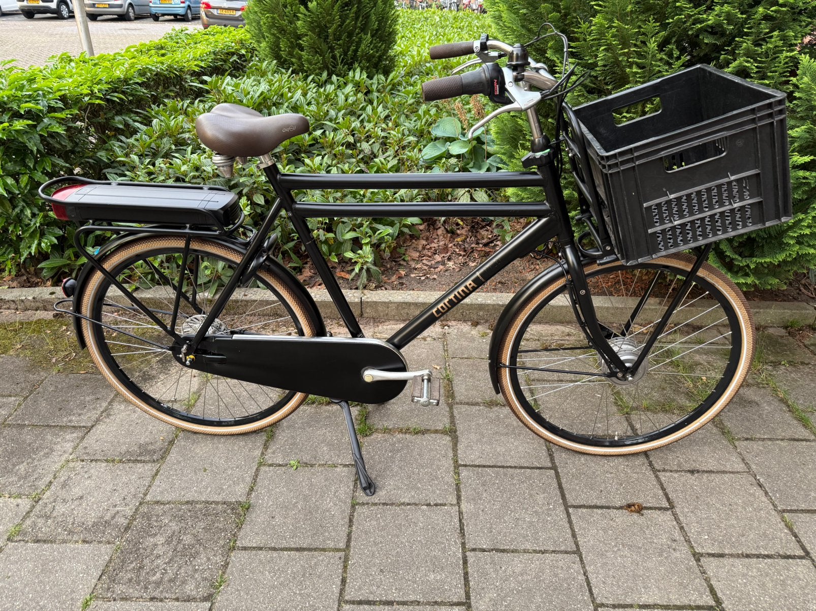 Te koop Zeer nette Cortina U4 Elektrische Herenfiets 65 cm, Fietsen en Brommers, Fietsen | Heren | Herenfietsen, Versnellingen