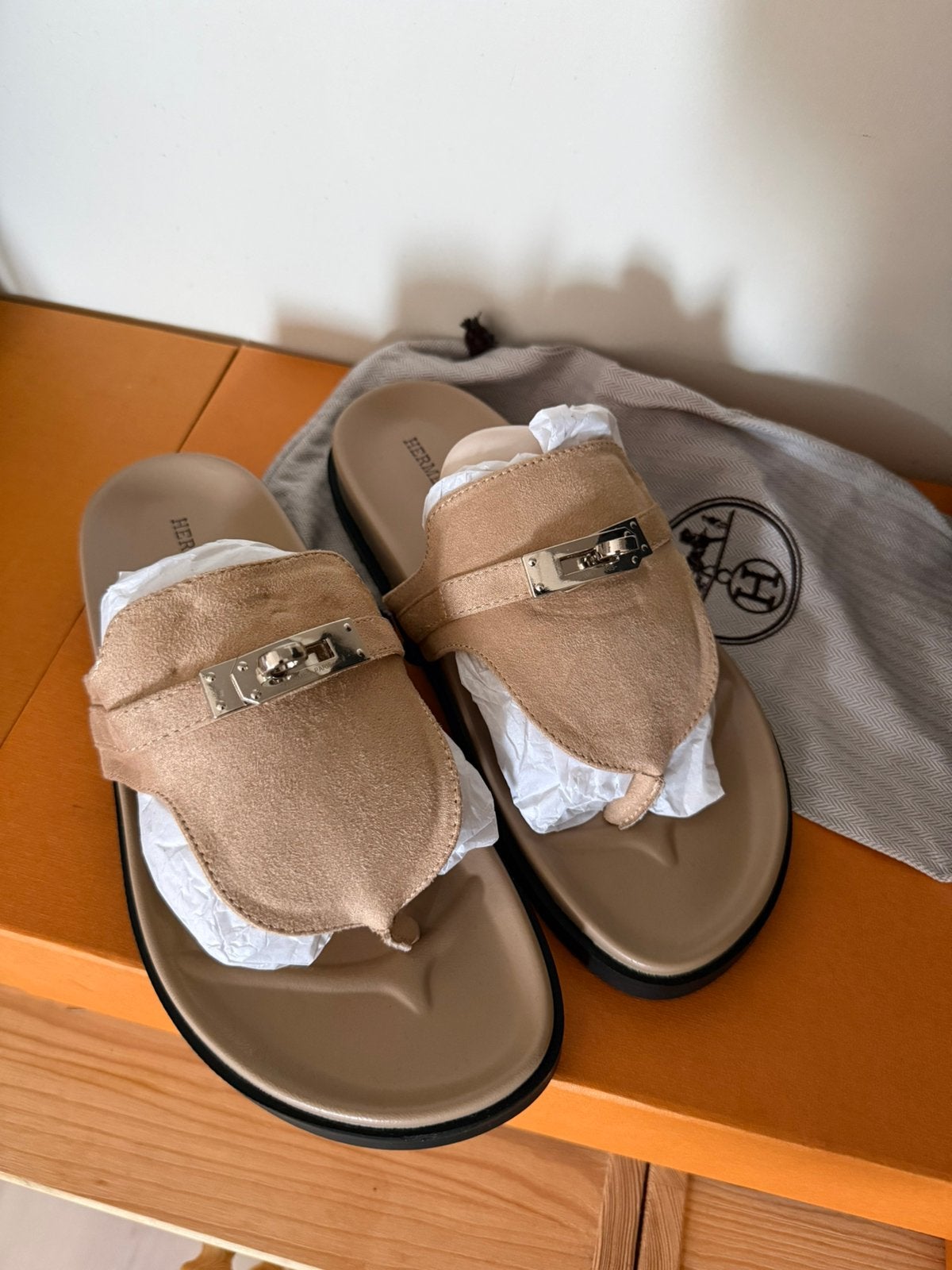Hermes Empire slipper 36, Ophalen of Verzenden, Zo goed als nieuw