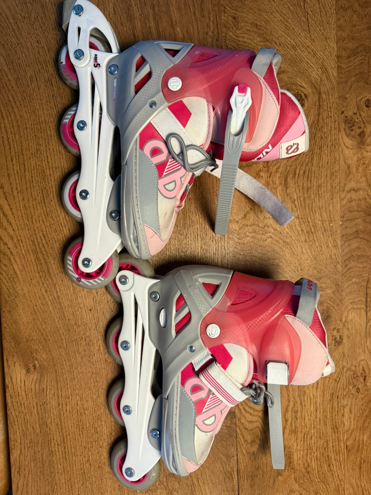 Skate / schaats combi van Nijdam maat 37-40, Verstelbaar, Kinderen, Zo goed als nieuw, Inline skates 4 wielen