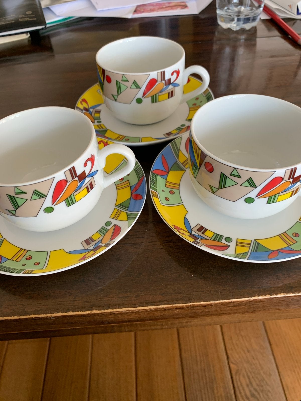 Set van 3 Fine Royal Porseleinen Kopjes met Schotels, Antiek en Kunst, Ophalen