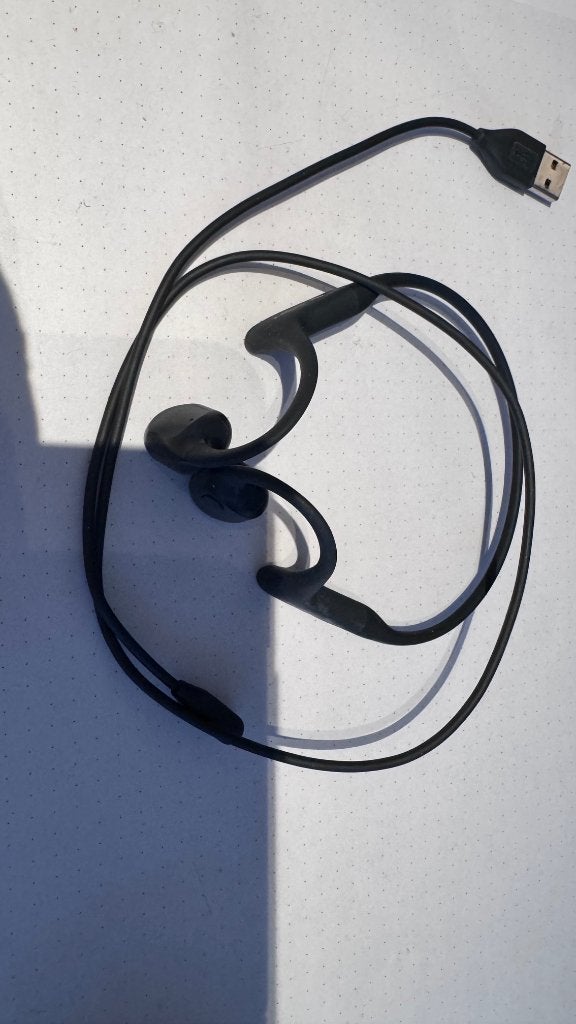Shokz open air koptelefoon, Audio, Tv en Foto, Koptelefoons, Bone conduction, Zo goed als nieuw, Shokz, Zwart