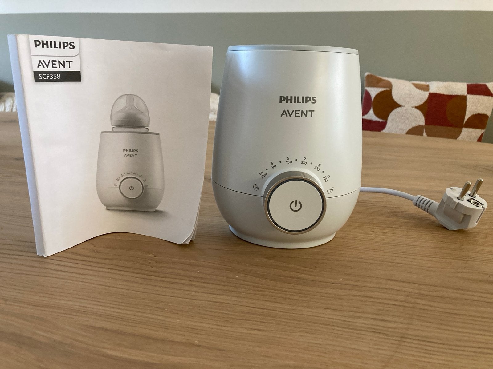 Philips Avent Flessenwarmer SCF358, Flessen- of potjesverwarmer, Zo goed als nieuw, Ontdooifunctie, Philips Avent
