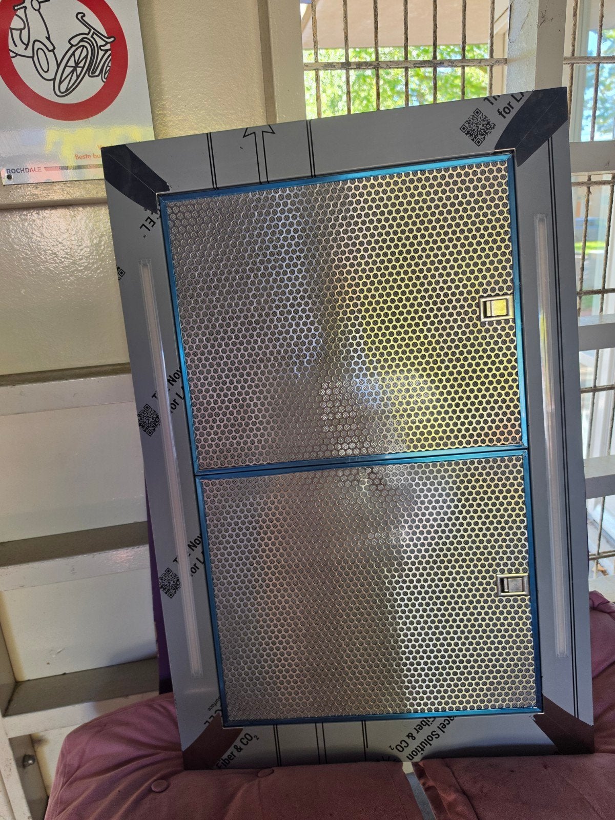 Nieuwe IKEA RVS Afzuigkap 90cm - Plat Design, Witgoed en Apparatuur, Ophalen, Nieuw, Inbouw, Vlakschermkap