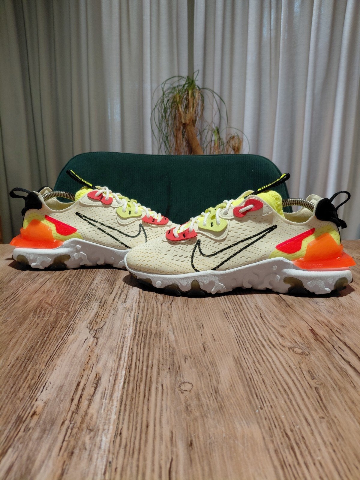Nike React Vision 'Pale Ivory' Size 39, Wit, Nike, Ophalen of Verzenden, Sneakers of Gympen