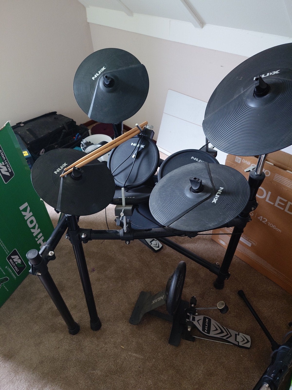 Electrisch drumstel, Ophalen, Gebruikt, Overige merken