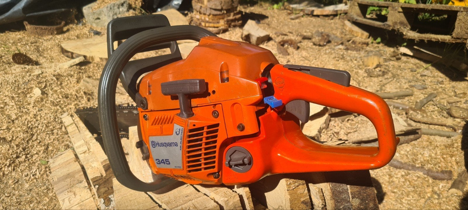 Husqvarna 345 Kettingzaag -, compleet onderhoud, Tuin en Terras, Hand-tuingereedschap, Ophalen of Verzenden