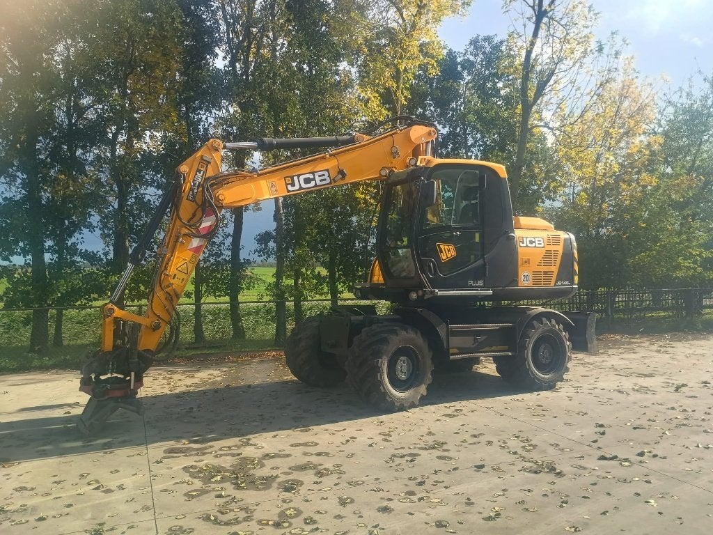 Mobiele kraan JCB, Ophalen, Graafmachine