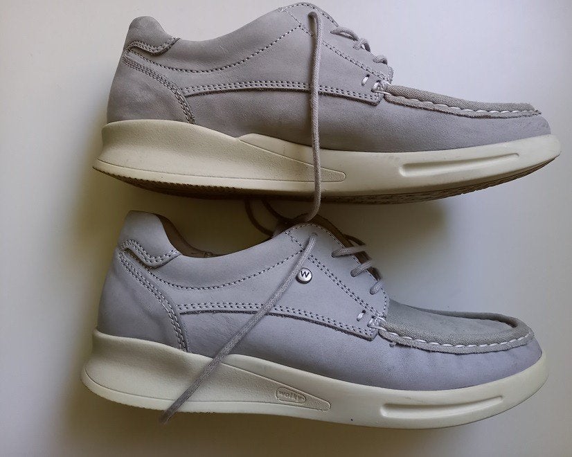 WOLKY one stretch grijze veter schoen, maat 40, Wolky, Verzenden, Grijs, Sneakers of Gympen
