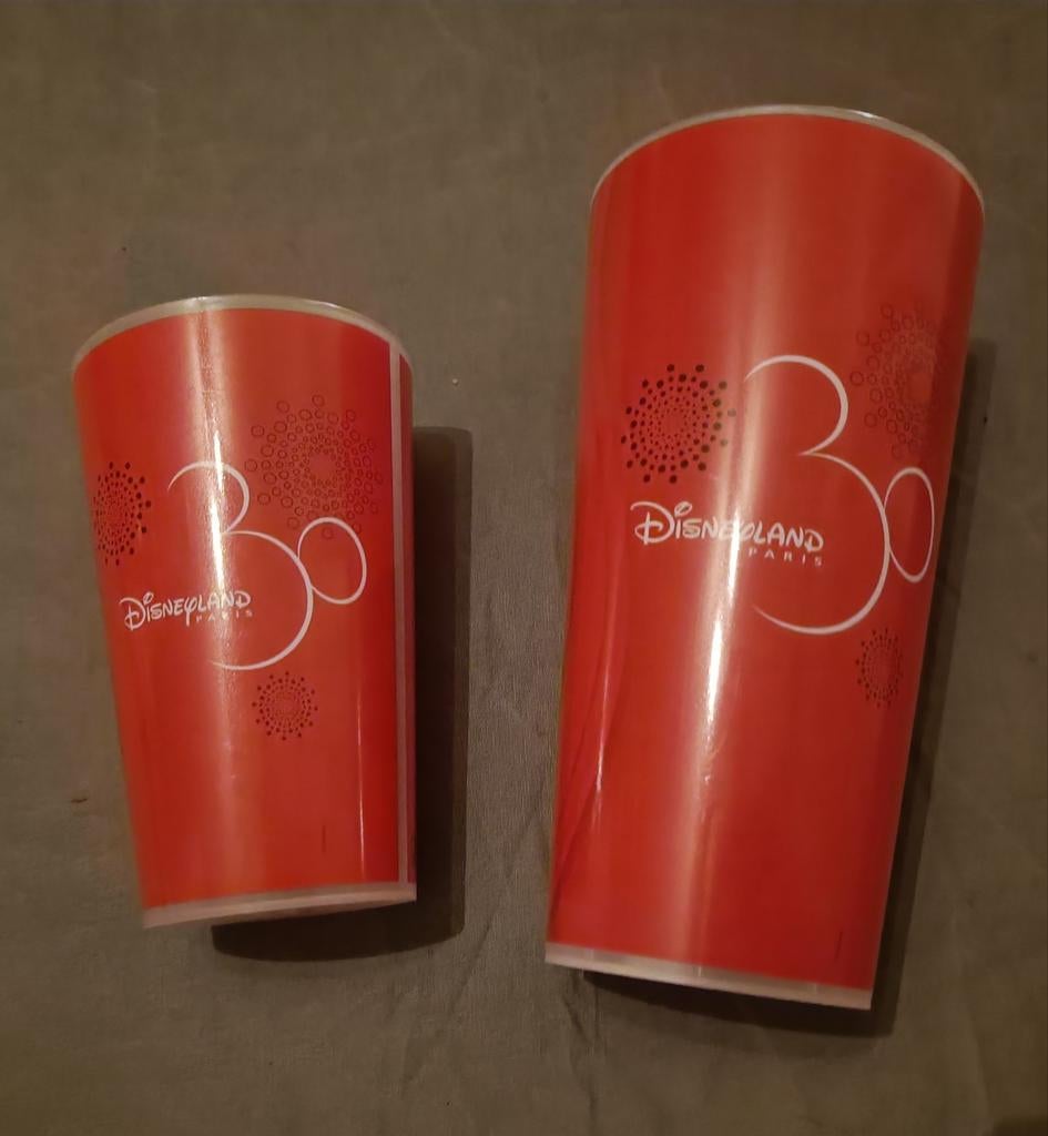 Coca cola beker set disney land parijs 30 jaar., Ophalen of Verzenden, Servies