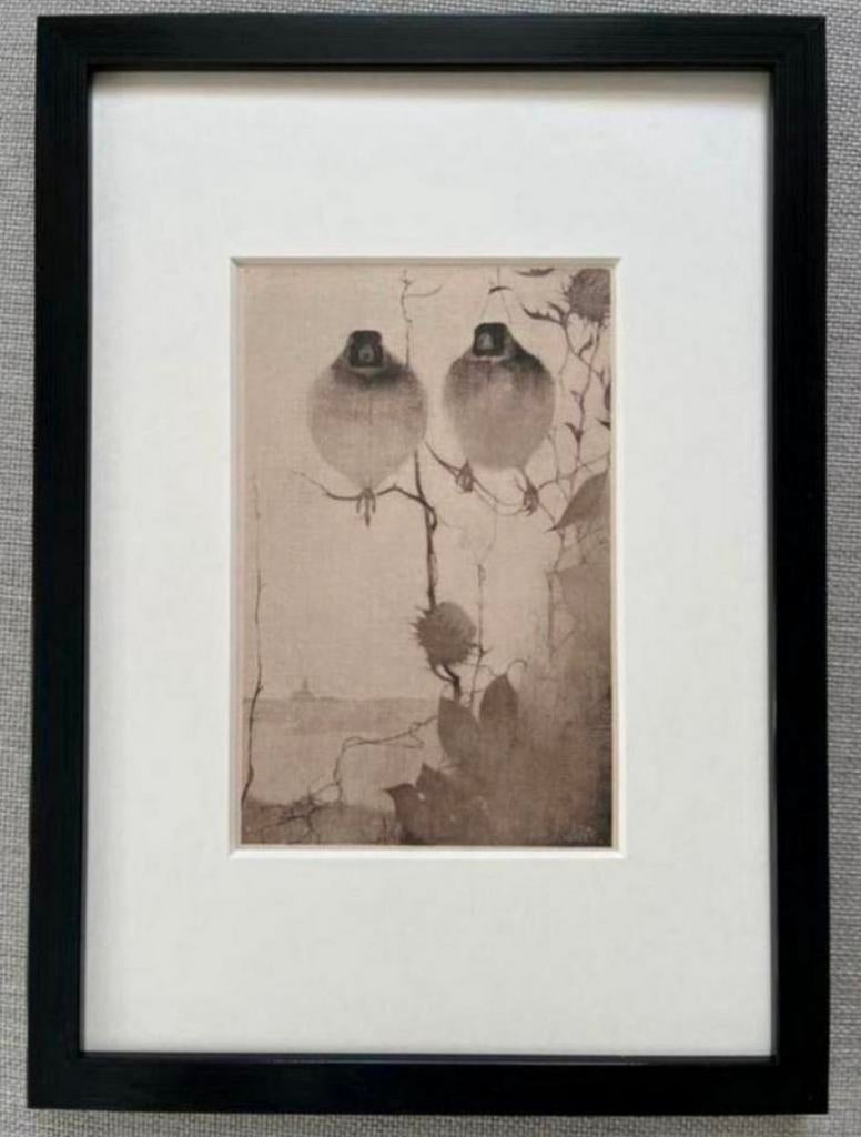 Jan Mankes 1889-1920 / Puttertjes in Avondschemering 1923, Antiek en Kunst, Kunst | Etsen en Gravures, Ophalen