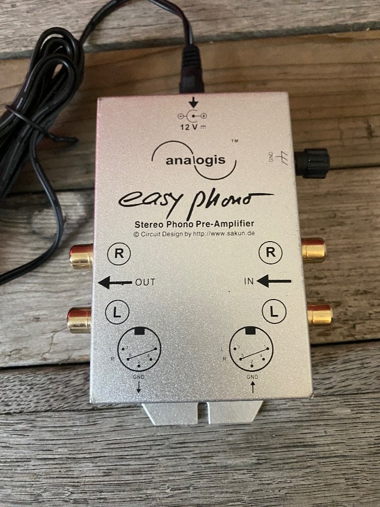 Analogis easy phono voorversterker, Ophalen of Verzenden, Zo goed als nieuw, Minder dan 60 watt, Overige merken