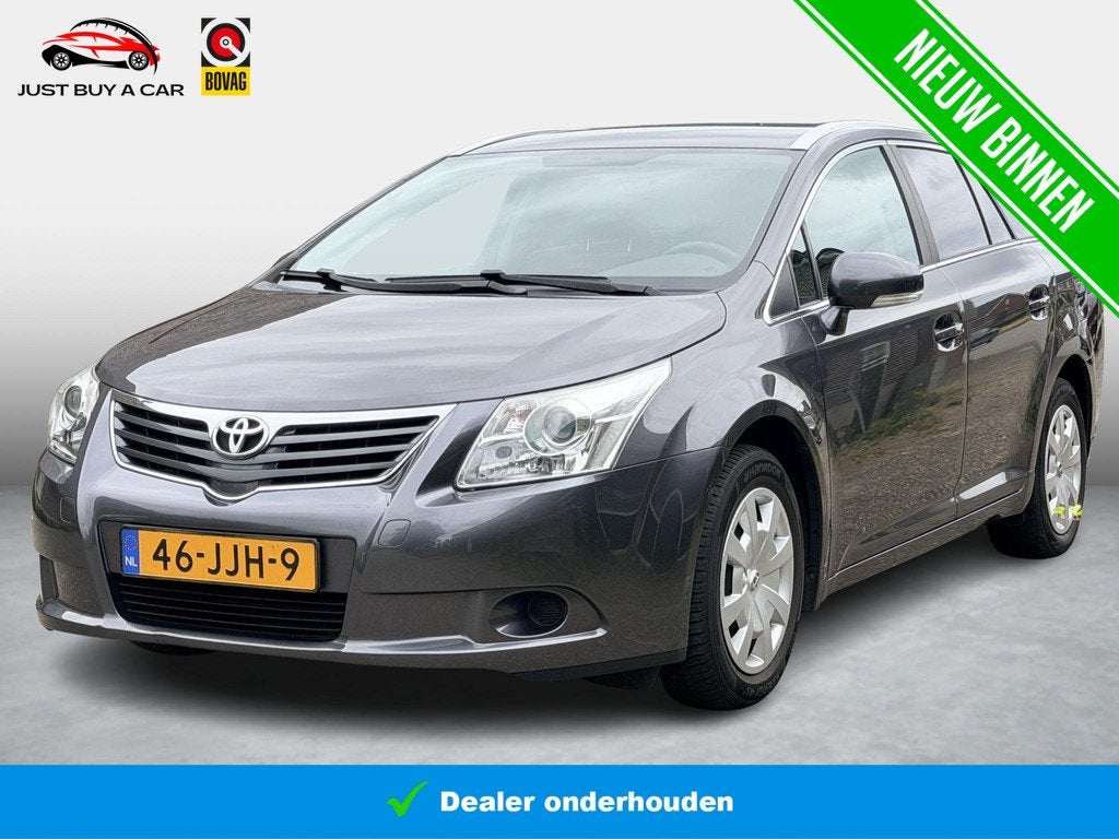 Toyota Avensis Wagon 1.6 VVTi Comfort / Trekhaak / Apple & A, Auto's, Toyota, Euro 5, Zwart, 4 cilinders, Met garantie (alle)