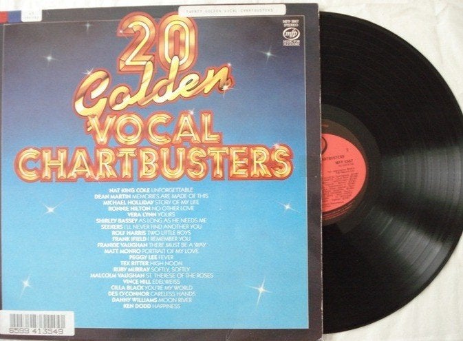 20 golden vocal chartbusters, LP, Gebruikt, Ophalen of Verzenden, 12 inch