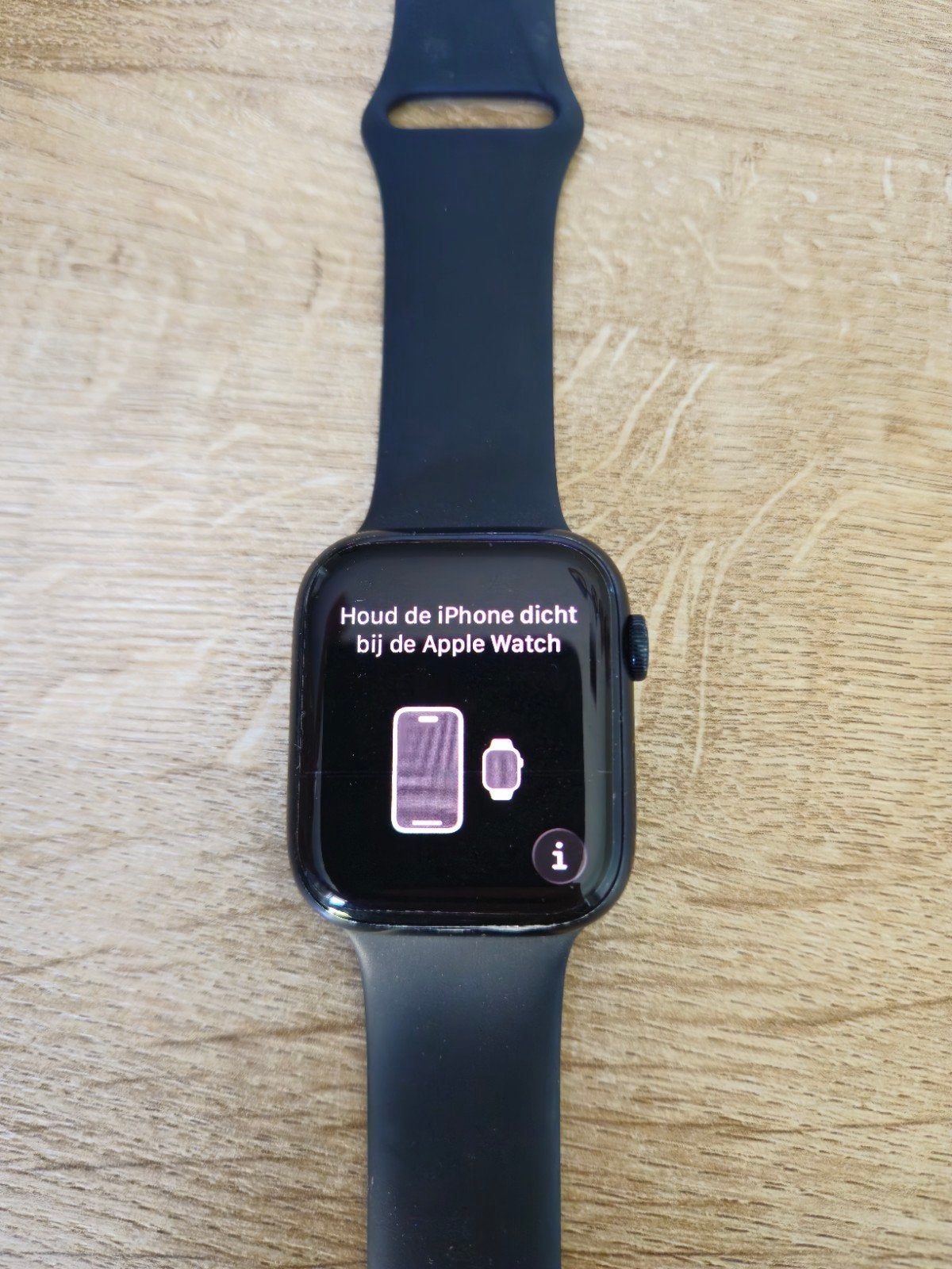 Apple Watch Series 8 Midnight, Gebruikt, Zwart, IOS, Ophalen of Verzenden