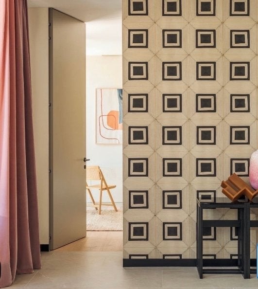 Behang Elitis CARRÉS JALONNÉS VP 996 01, Huis en Inrichting, Ophalen of Verzenden