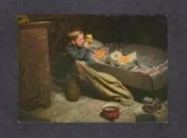 Bartje Bidt niet veur brune bonen Jaren 70., Verzamelen, Ansichtkaarten | Themakaarten, Ophalen of Verzenden, 1960 tot 1980, Ongelopen