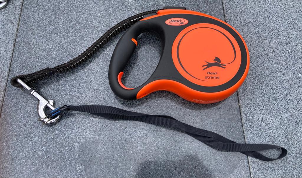 Hondenriem, flex tot 5 meter, Ophalen of Verzenden, Zo goed als nieuw