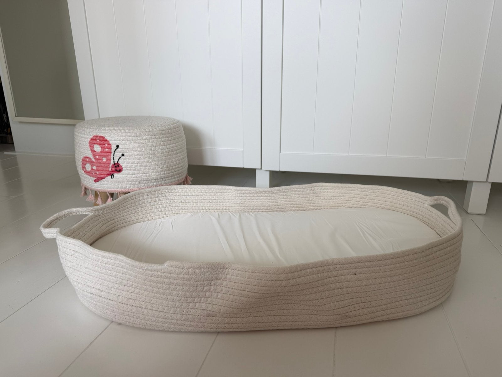 Baby nestje aankleedkussen fotoshoot, Ophalen of Verzenden, Zo goed als nieuw, Overige typen