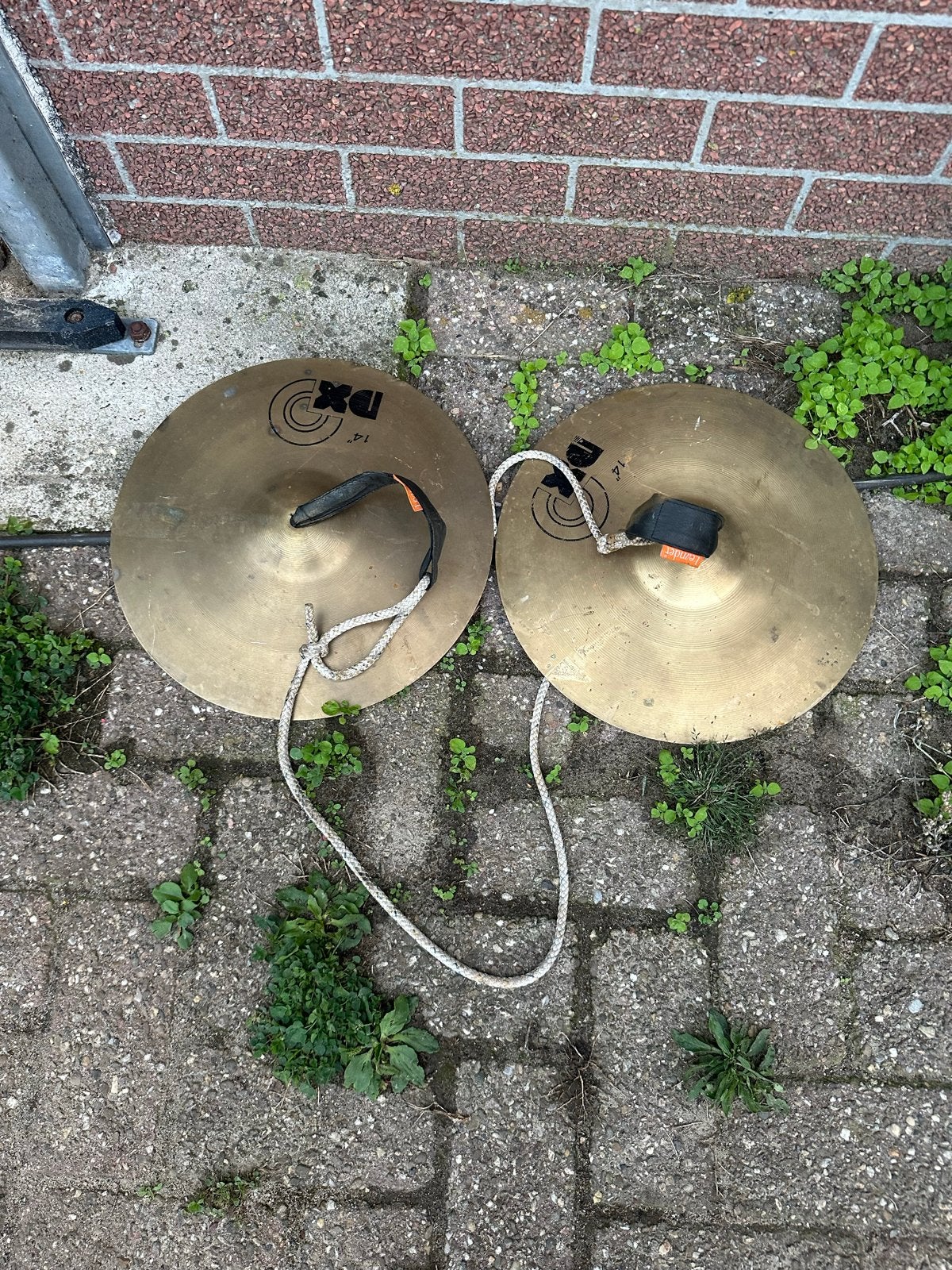 DX 14" bekkens - Gebruikt, Ophalen of Verzenden, Gebruikt, Overige merken