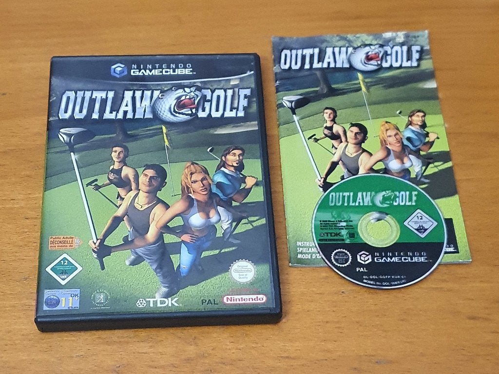GameCube | Outlaw Golf, Spelcomputers en Games, Games | Nintendo GameCube, Gebruikt, Sport, 3 spelers of meer, Vanaf 3 jaar, Ophalen of Verzenden