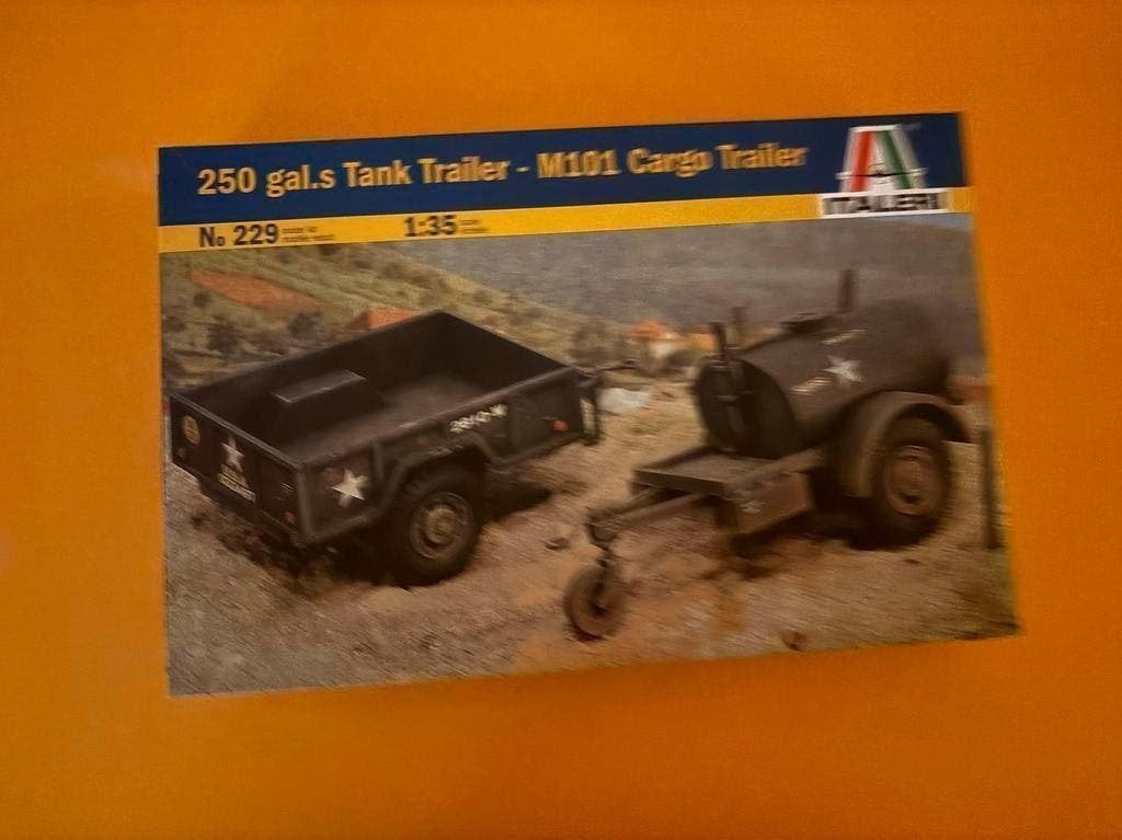 Italeri M101 Cargo Trailer 1:35, Hobby en Vrije tijd, Modelbouw | Auto's en Voertuigen, Tank, Italeri, 1:32 tot 1:50, Nieuw