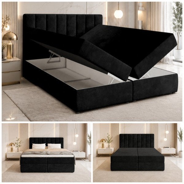 Opberg Boxsprings 160/180 €470,-  Afhalen&Bezorging NIEUW, Ophalen, 200 cm, 160 cm, Nieuw