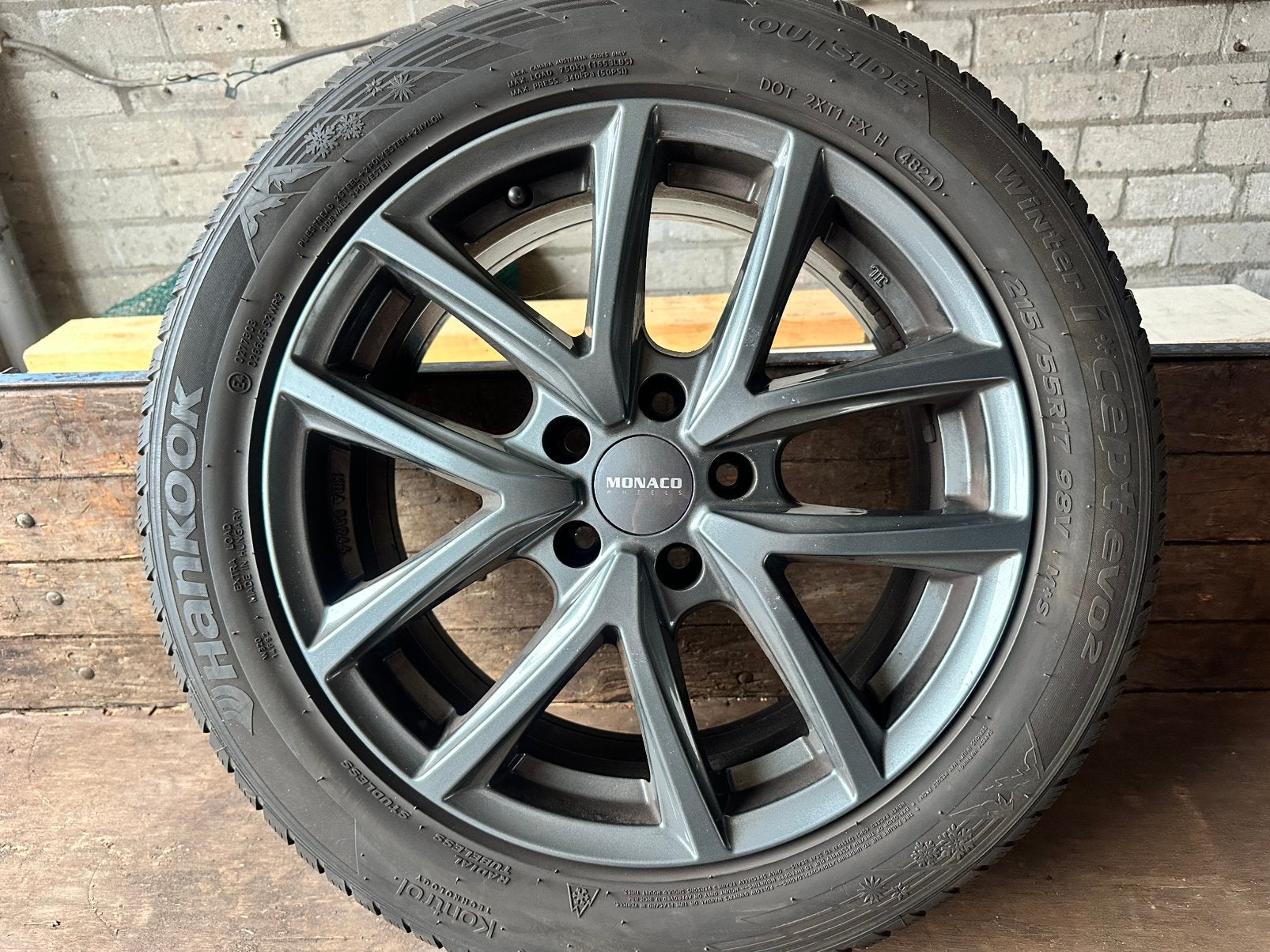 Wintetbanden Audi A6 grijze velgen, Ophalen, Winterbanden, Velg(en)