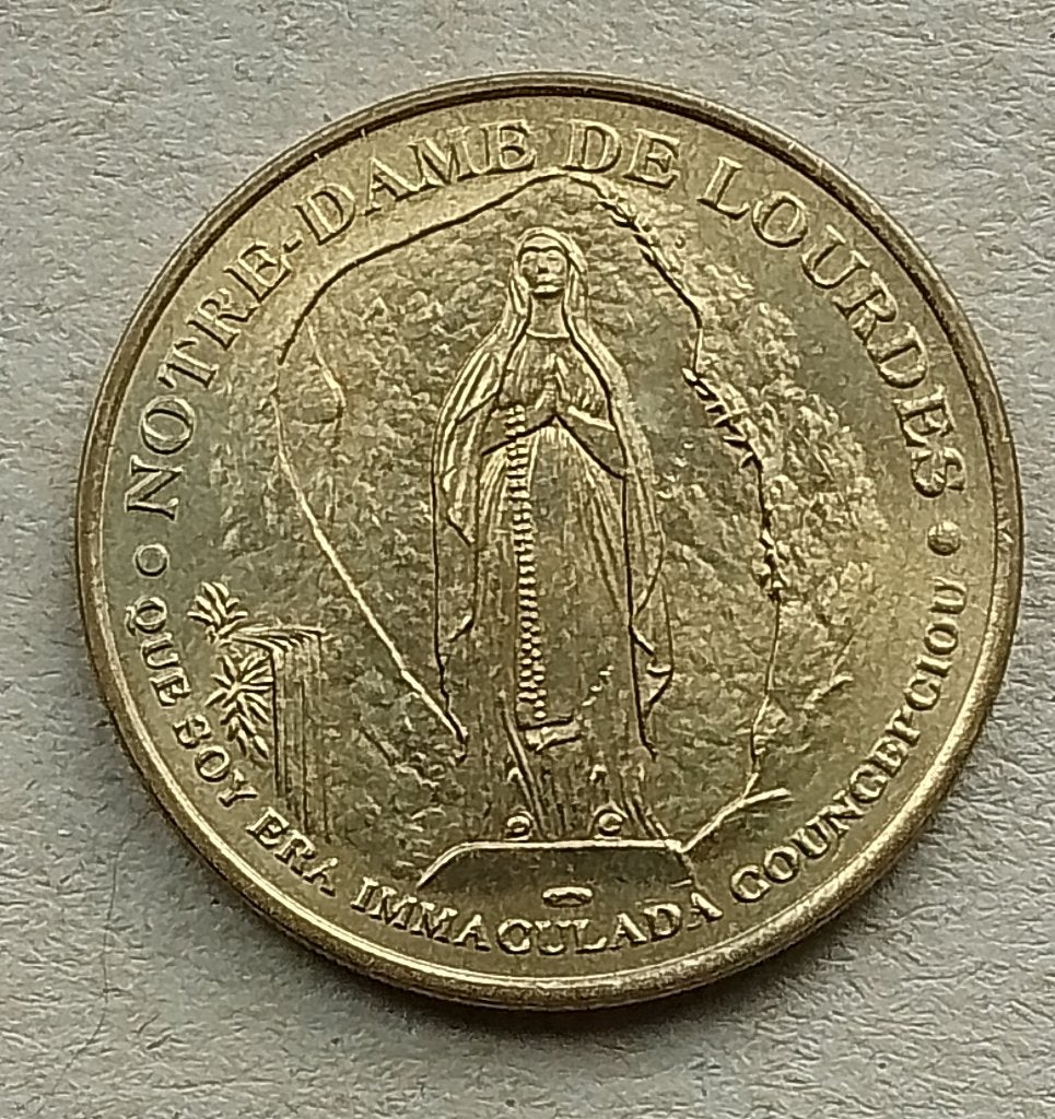 Frankrijk, penning Lourdes., Ophalen of Verzenden, Overige materialen, Buitenland