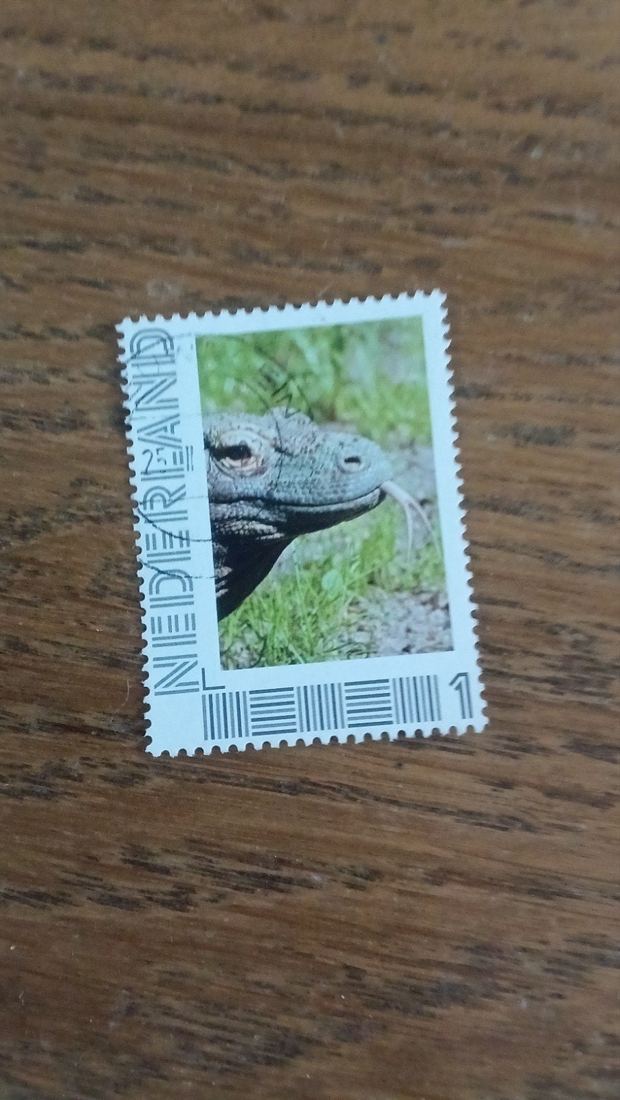 Persoonlijke postzegel Nederland - Komodovaraan, Postzegels en Munten, Postzegels | Nederland, Ophalen of Verzenden, Na 1940, Gestempeld